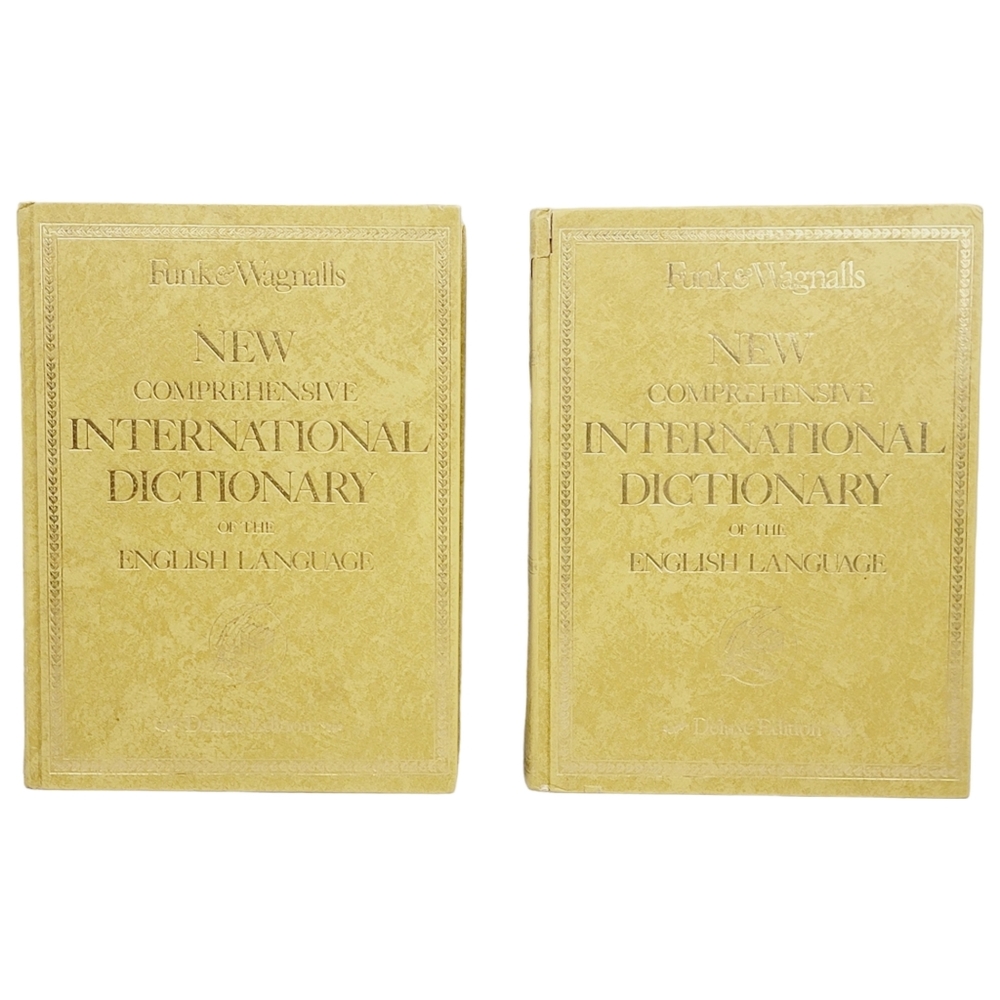 Funk & Wagnalls New Comprehensive International Dictionary Deluxe Edition 1 & 2